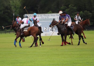 People playing polo