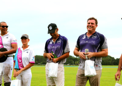 Polo players after a game.