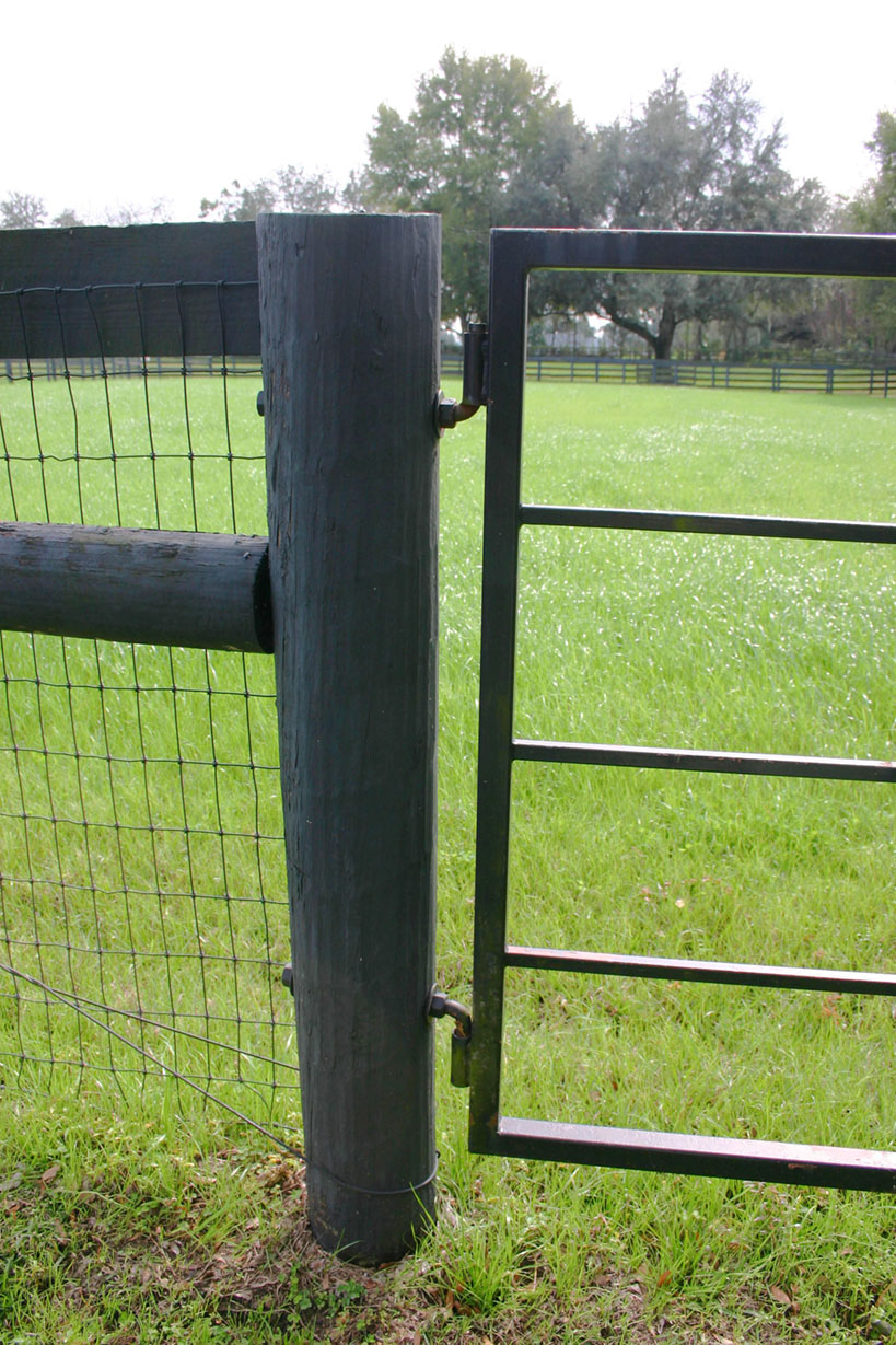 minimal gap between post & gate