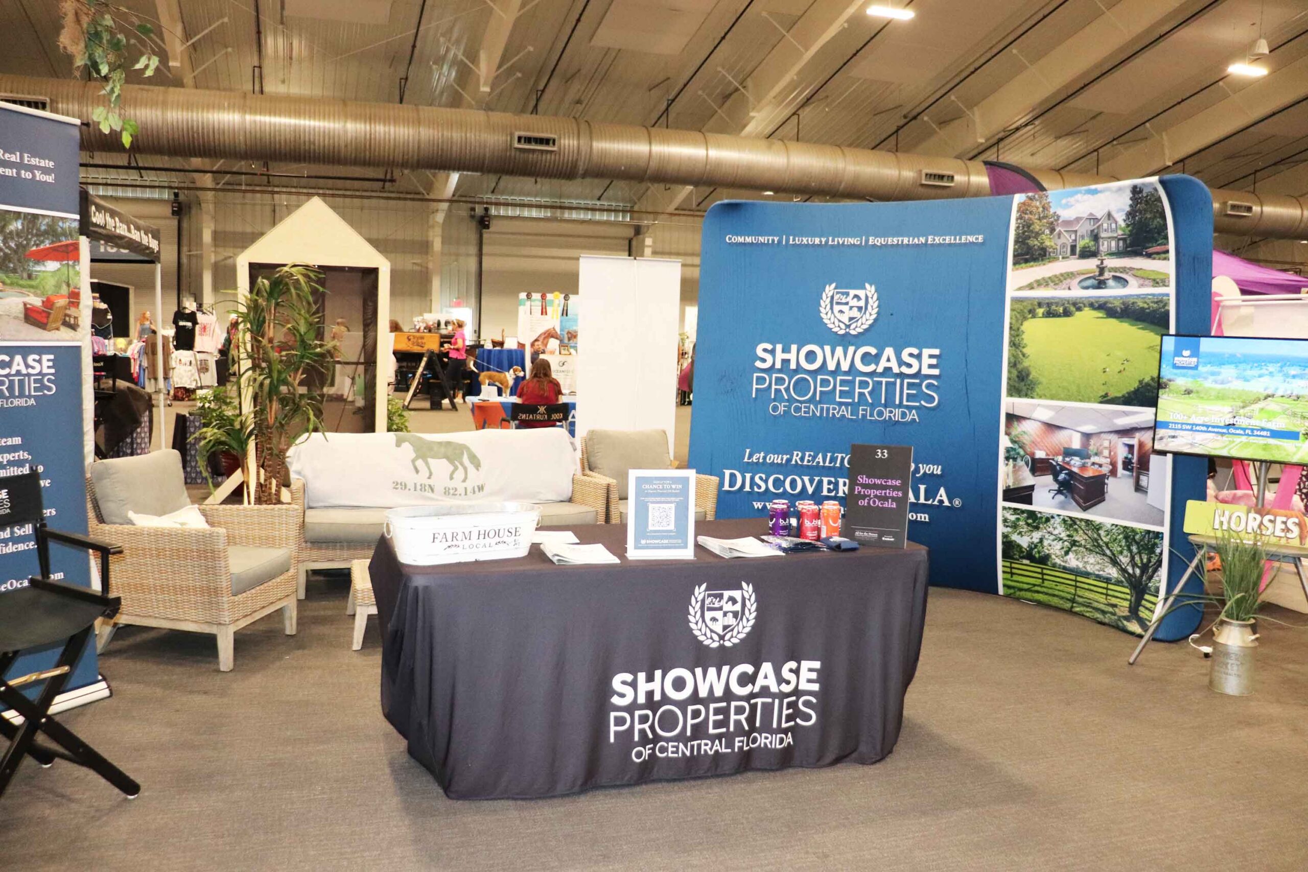 IMG_4583 The Showcase booth at the Equine expo