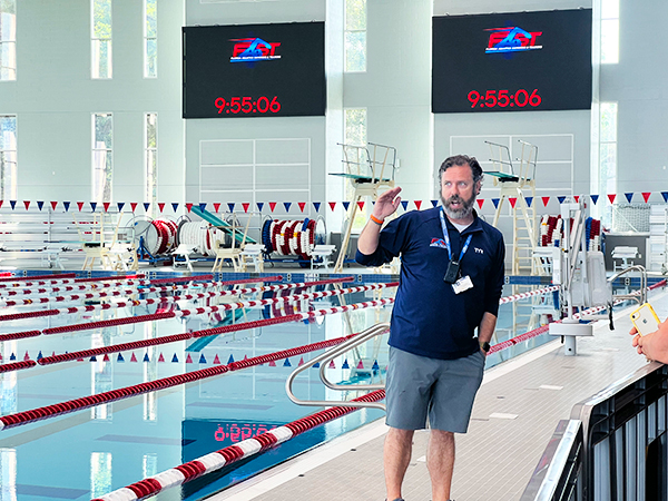 The pool at the FAST facility in Ocala, FL