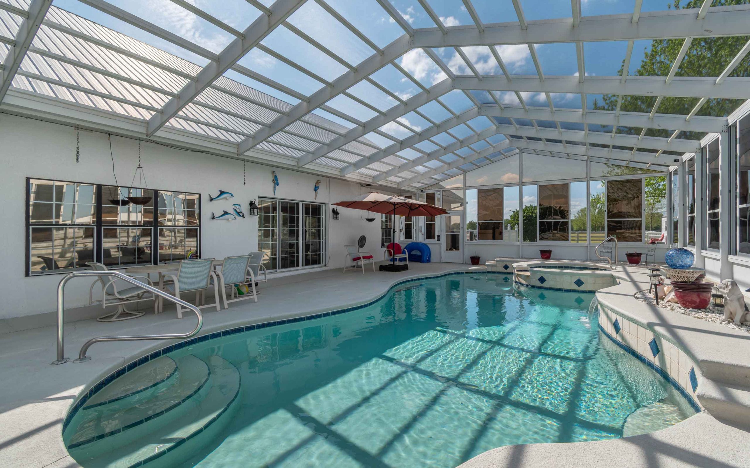 The pool at 4450 SE 216th Avenue, Morriston, Florida 32668