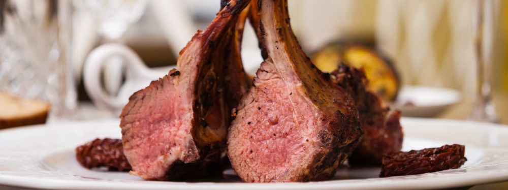 food headers A rack of lamb